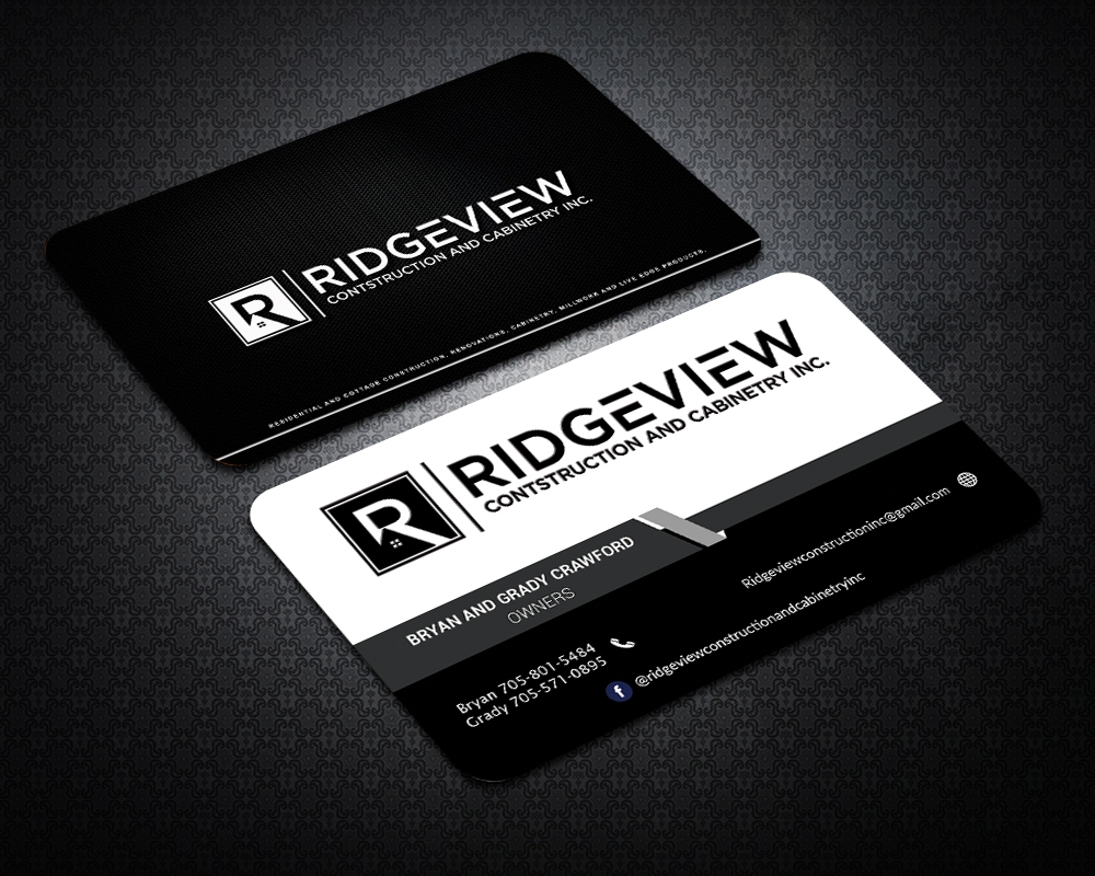 Ridgeview Contstruction and Cabinetry Inc. logo design by MastersDesigns