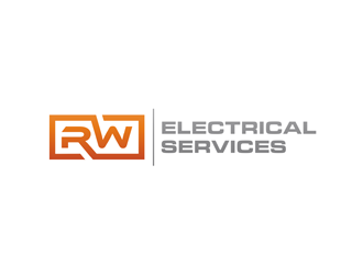 RW Electrical Services logo design by bomie