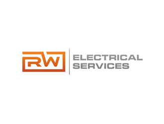 RW Electrical Services logo design by bomie