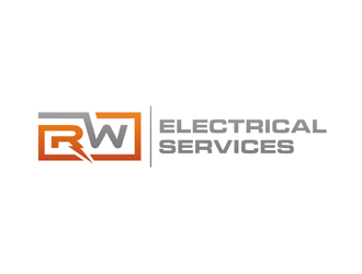 RW Electrical Services logo design by bomie