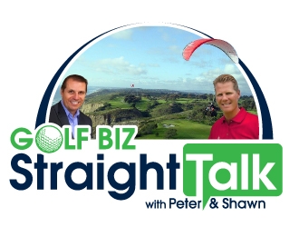 Golf Biz Straight Talk with Peter & Shawn logo design by jaize