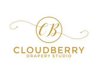 Cloudberry Drapery Studio logo design by maseru