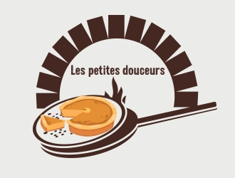 Les petites douceurs logo design by heba