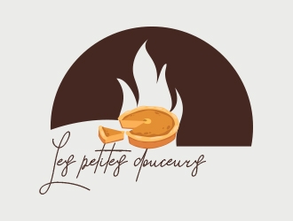 Les petites douceurs logo design by heba