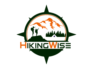 HikingWise logo design by fabrizio70