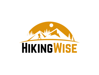 HikingWise logo design by keylogo