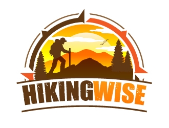 HikingWise logo design by jaize