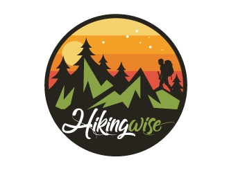 HikingWise logo design by Erasedink