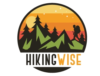 HikingWise logo design by Erasedink