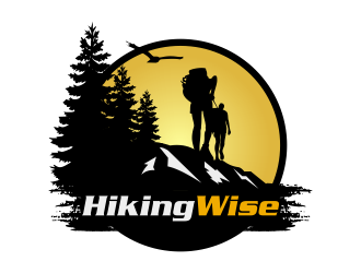 HikingWise logo design by Kruger