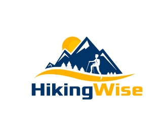 HikingWise logo design by art-design