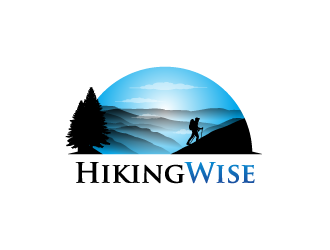 HikingWise logo design by torresace