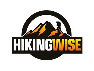 HikingWise logo design by kunejo