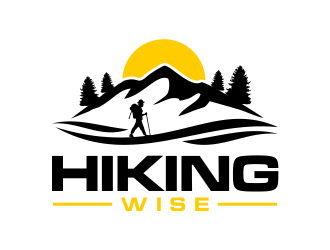 HikingWise logo design by done