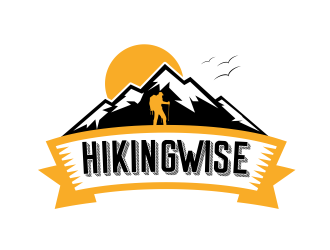 HikingWise logo design by serprimero