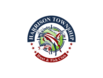 Harrison Township Hunt & Fish club logo design by yurie