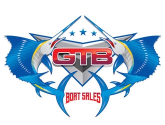 GTB Boat Sales logo design by shere