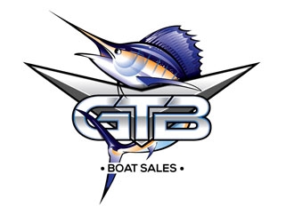 GTB Boat Sales logo design by shere