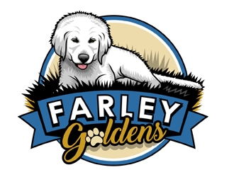 Farley Goldens logo design by MAXR