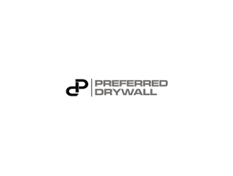 Preferred Drywall logo design by Diancox