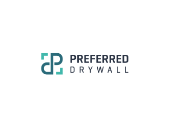 Preferred Drywall logo design by Susanti