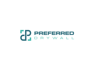 Preferred Drywall logo design by Susanti