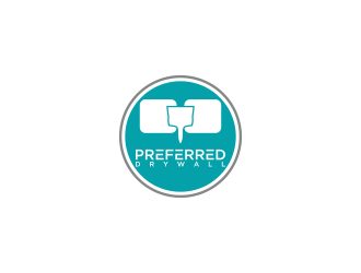Preferred Drywall logo design by oke2angconcept