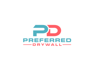 Preferred Drywall logo design by bricton