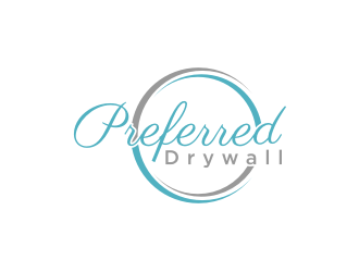 Preferred Drywall logo design by bricton
