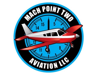 Mach Point Two Aviation LLC logo design by shere