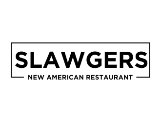 SLAWGERS New American Restaurant logo design by Greenlight