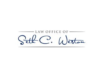 Law Office of Seth C. Weston logo design by alby
