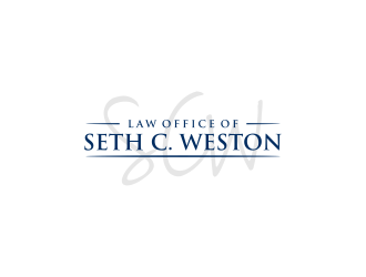 Law Office of Seth C. Weston logo design by L E V A R