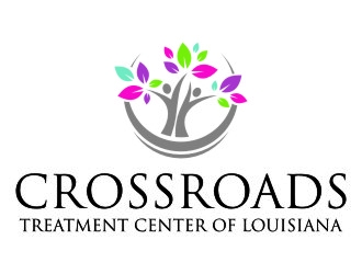 Crossroads Treatment Center of Louisiana logo design by jetzu