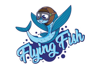 Flying Fish logo design by shere
