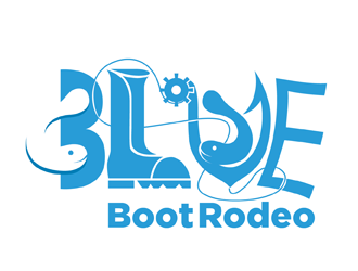 Blue Boot Rodeo logo design by Leivong