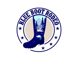 Blue Boot Rodeo logo design by LogoInvent