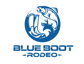 Blue Boot Rodeo logo design by DreamLogoDesign