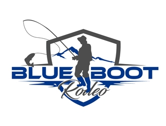 Blue Boot Rodeo logo design by DreamLogoDesign
