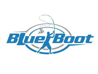 Blue Boot Rodeo logo design by DreamLogoDesign