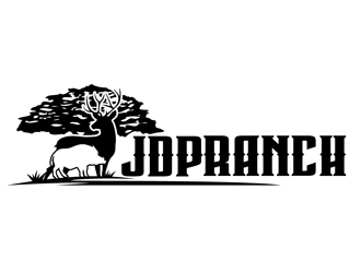 JDP Ranch logo design by DreamLogoDesign