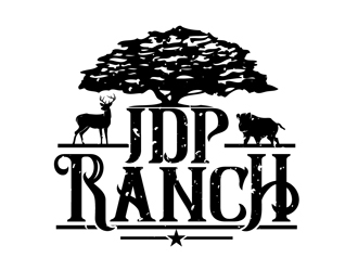 JDP Ranch logo design by DreamLogoDesign