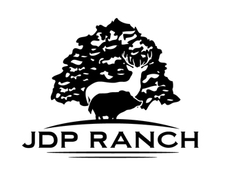 JDP Ranch logo design by DreamLogoDesign