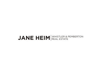 Jane Heim - Whistler & Pemberton Real Estate logo design by Barkah