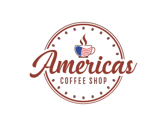 Americas Coffee Shop logo design by Shina