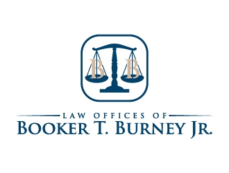 Law Offices of Booker T. Burney Jr.  logo design by abss