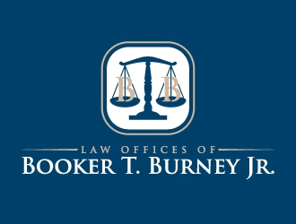 Law Offices of Booker T. Burney Jr.  logo design by abss