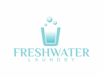 Freshwater Laundry logo design by rykos