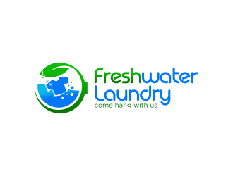 Freshwater Laundry logo design by FloVal