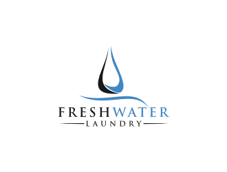 Freshwater Laundry logo design by bricton